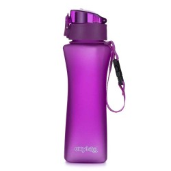 Sticla apă, recipient plastic 550ml  - OXY TWIST TRITAN, mov