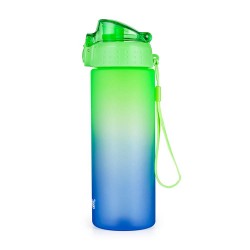 Sticlă de apă, 600 ml - OXY CLICK OMBRE BLUE-GREEN
