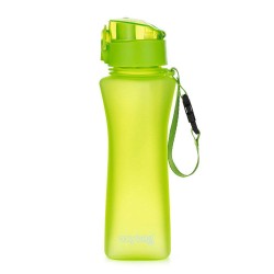 Sticlă de apă, recipient plastic 550ml  - OXY TWIST GREEN MATTE