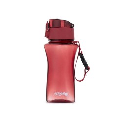 Sticlă de apă, recipient plastic OXYTWIST PASTEL RED pentru fete, 400 ml