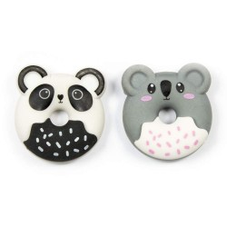 Radiere parfumate Kidea, Panda si Koala, 2 buc.