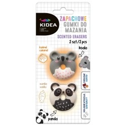 Radiere parfumate Kidea, Panda si Koala, 2 buc.
