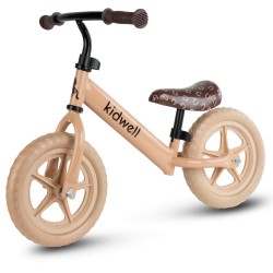 Bicicletă fără pedale Kidwell Rebel Beige, caramel