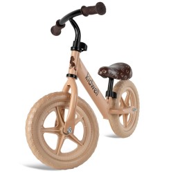 Bicicletă fără pedale Kidwell Rebel Beige, caramel