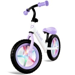 Bicicletă fără pedale Kidwell Rebel led, Dots