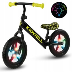 Bicicletă fără pedale Kidwell Rebel led, Neon Yellow