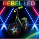 Bicicletă fără pedale Kidwell Rebel led, Neon Yellow