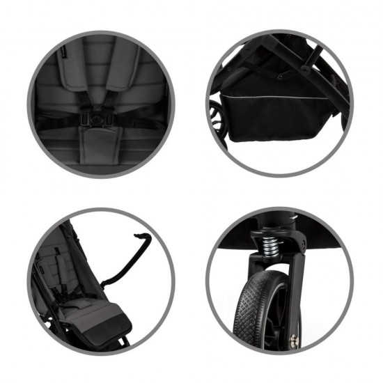 Cărucior sport compact Kidwell Colmer UP,  Gri