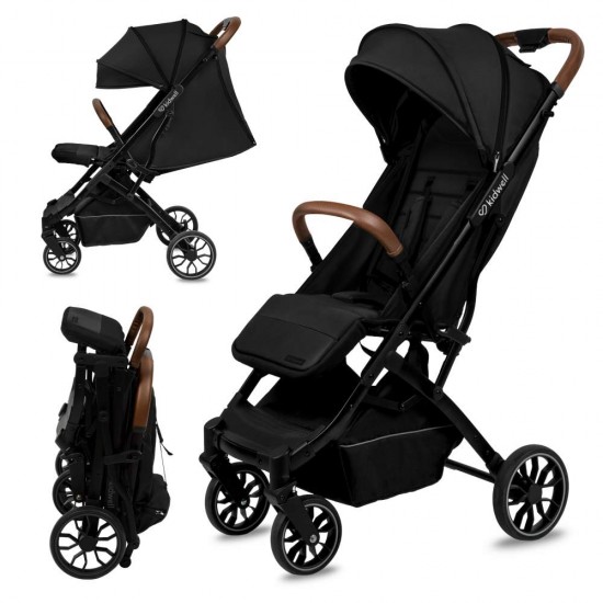 Cărucior sport compact Kidwell Colmer UP,  negru