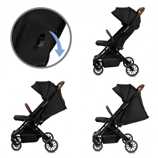 Cărucior sport compact Kidwell Colmer UP,  negru