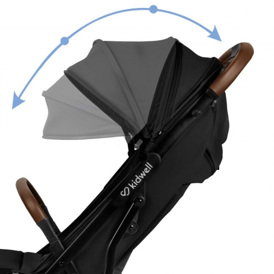 Cărucior sport compact Kidwell Colmer UP,  negru