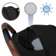 Cărucior sport compact Kidwell Colmer UP,  negru