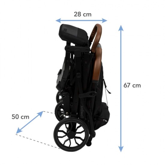 Cărucior sport compact Kidwell Colmer UP,  negru