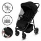 Cărucior sport compact Kidwell Enzo, negru