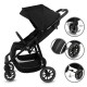 Cărucior sport compact Kidwell Enzo, negru