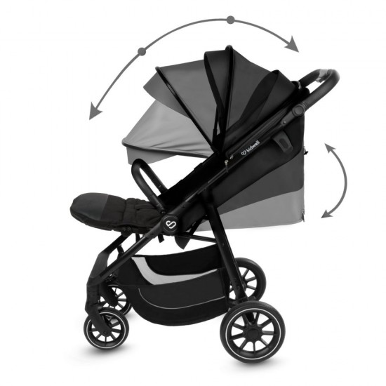Cărucior sport compact Kidwell Enzo, negru