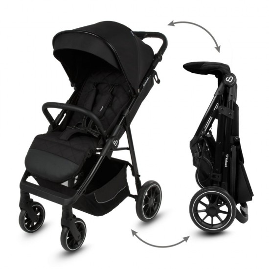 Cărucior sport compact Kidwell Enzo, negru
