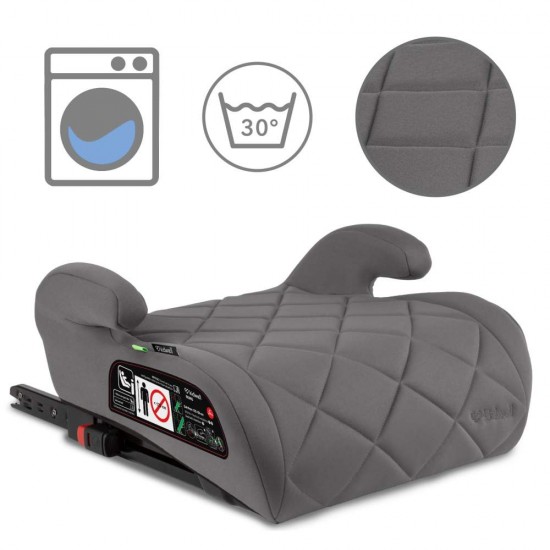 Înălțător Auto cu ISOFIX i-Size pentru Copii  - Kidwell remo, gri