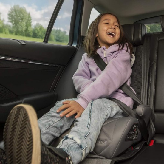 Înălțător Auto cu ISOFIX i-Size pentru Copii  - Kidwell remo, gri