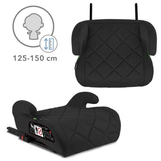 Înălțător Auto cu ISOFIX i-Size pentru Copii  - Kidwell remo, negru