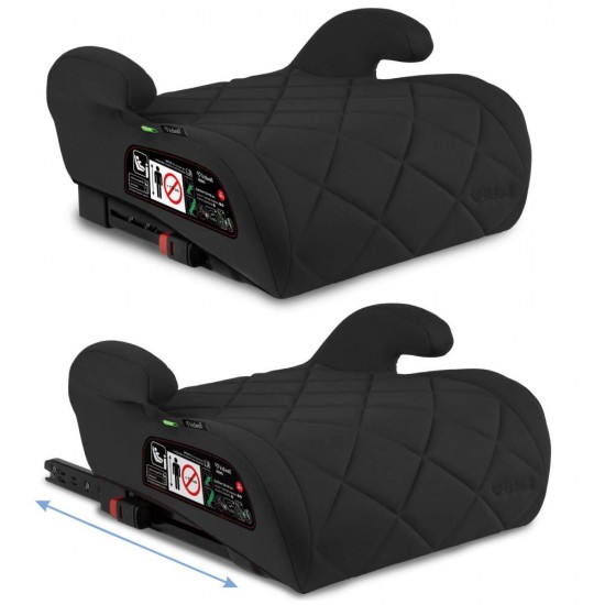 Înălțător Auto cu ISOFIX i-Size pentru Copii  - Kidwell remo, negru
