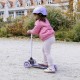 Trotinetă copii cu 3 roți, Kidwell Uno Glitter gold LED