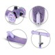 Trotinetă copii cu 3 roți, Kidwell Uno Glitter violet LED