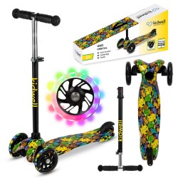 Trotinetă copii cu 3 roți, Kidwell Uno Orbitail LED