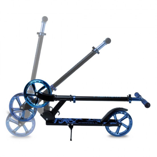 Trotinetă pliabilă cu două roți din aluminiu, Kidwell Blast Blue