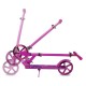 Trotinetă pliabilă cu două roți din aluminiu, Kidwell Blast Dark Pink