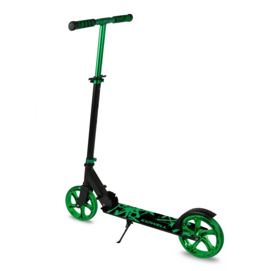 Trotinetă pliabilă cu două roți din aluminiu, Kidwell Blast Green