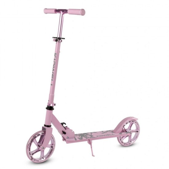Trotinetă pliabilă cu două roți din aluminiu, Kidwell Blast Light Pink