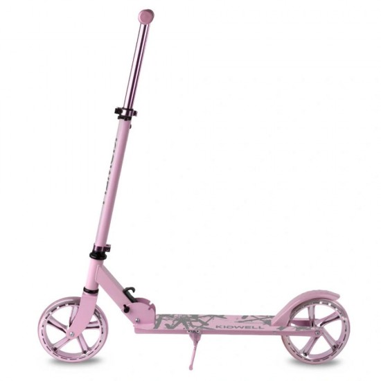 Trotinetă pliabilă cu două roți din aluminiu, Kidwell Blast Light Pink