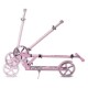 Trotinetă pliabilă cu două roți din aluminiu, Kidwell Blast Light Pink