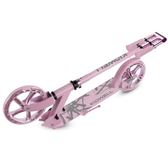 Trotinetă pliabilă cu două roți din aluminiu, Kidwell Blast Light Pink
