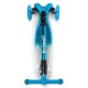 Trotinetă pliabilă pentru copii, cu lumini LED, Kidwell Vento Blue - Silver