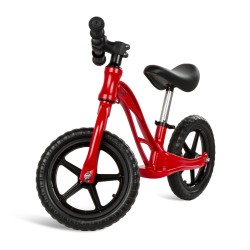 Bicicletă fără pedale cu cadru din magneziu Rocky, roșu