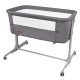 Pătuț Co-Sleeper pentru bebeluși Kidwell Nali 2 în 1, gri
