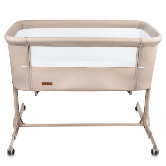 Pătuț Co-Sleeper pentru bebeluși Kidwell Nali 2 în 1, bej