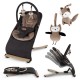 Balansoar bebe Kidwell Rubi, negru-auriu