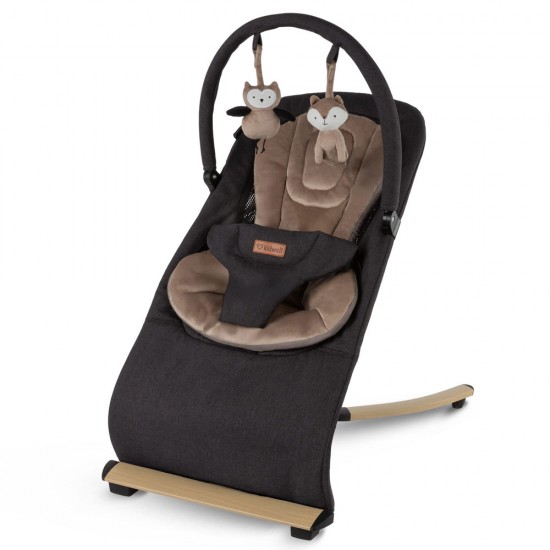 Balansoar bebe Kidwell Rubi, negru-auriu