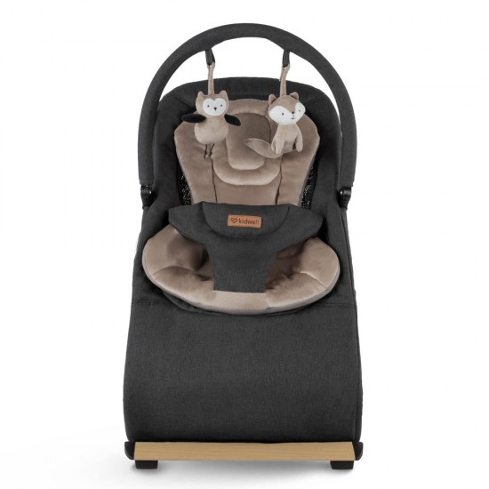 Balansoar bebe Kidwell Rubi, negru-auriu
