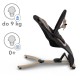 Balansoar bebe Kidwell Rubi, negru-auriu