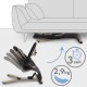 Balansoar bebe Kidwell Rubi, negru-auriu