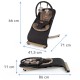 Balansoar bebe Kidwell Rubi, negru-auriu