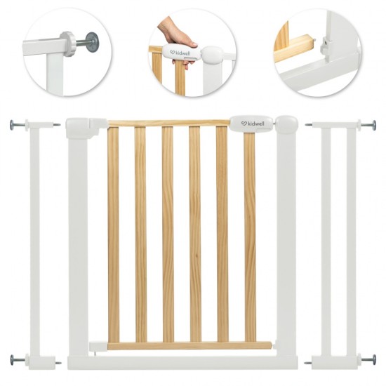 Poartă siguranță pentru copii, 74-105 cm - Kidwell Trasti