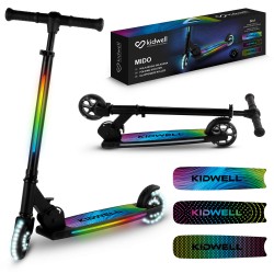 Trotinetă pliabilă cu două roți cu lumini Led - Kidwell Mido