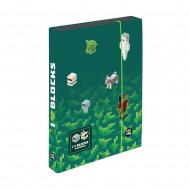 Dosar cu elastic, A4, Minecraft Playworld Jumbo , Oxybag