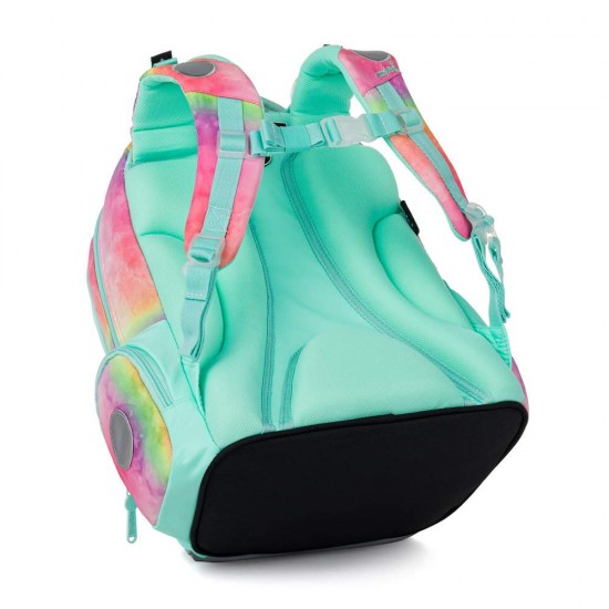 Ghiozdan anatomic fete OXY GO, model Magic curcubeu - Oxybag