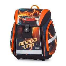 Ghiozdan ergonomic pentru băieți Premium Light, model No Speed Limit - Oxybag